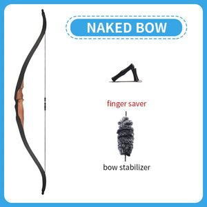 Dodger Blue SPG Youth Traditional Wooden Recurve Bow – 10 LBS Beginner Archery Set SPG