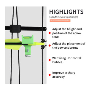 Dark Slate Gray SPG Bow Level Tuning Kit – Bubble Level Tool for Compound Bow Alignment SPG