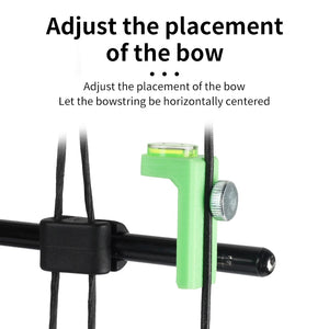 Light Gray SPG Bow Level Tuning Kit – Bubble Level Tool for Compound Bow Alignment SPG