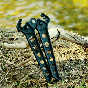 Dark Khaki Archery Bow Limb Clamp Kick Stand Holder Legs for Target Shooting Compound Bow INDIAN SLINGSHOT