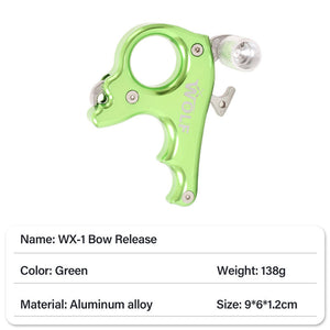 Tan SPG Compound Bow Release Aid Archery Accessories Kit Professional Shooting 3/4 Finger Adjustable Triggers Grip Thumb Caliper INDIAN SLINGSHOT