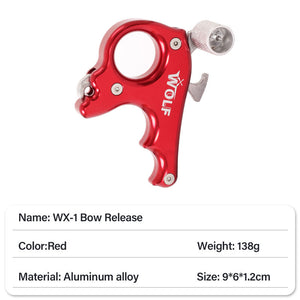 Firebrick SPG Compound Bow Release Aid Archery Accessories Kit Professional Shooting 3/4 Finger Adjustable Triggers Grip Thumb Caliper INDIAN SLINGSHOT