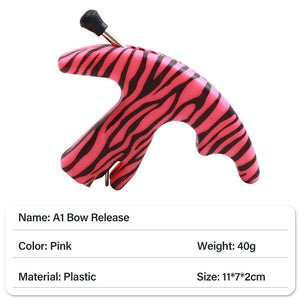 Dark Slate Gray SPG Compound Bow Release Aid Archery Accessories Kit Professional Shooting 3/4 Finger Adjustable Triggers Grip Thumb Caliper INDIAN SLINGSHOT