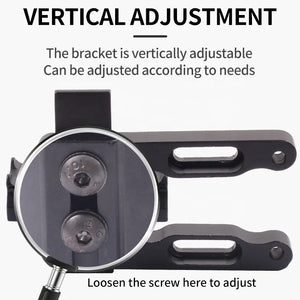 White Smoke SPG MZ005 Bow Sight Scope Bracket — Adjustable CNC Aluminum Mount SPG