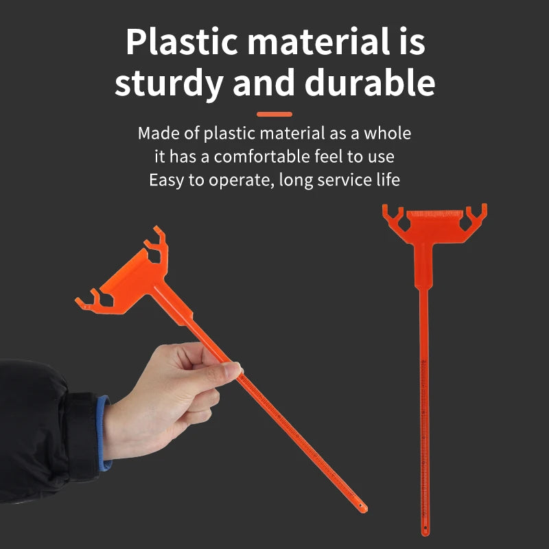 Dark Slate Gray SPG Plastic T-Shape Bow Square Ruler – Archery Nock Setting Tool SPG