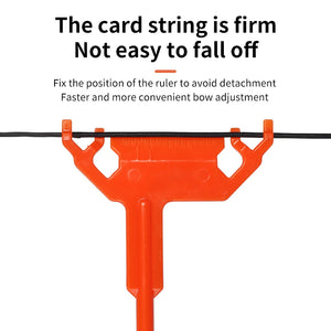 Black SPG Plastic T-Shape Bow Square Ruler – Archery Nock Setting Tool SPG