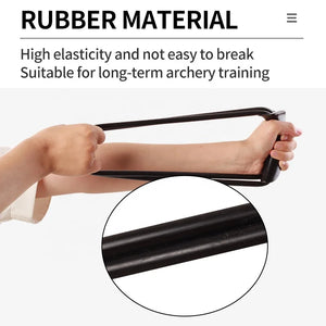 Black SPG Bow Trainer Rubber Draw Training Aid | Archery Strength Tool SPG