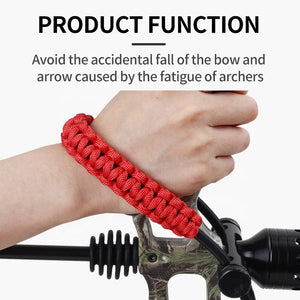 Dark Slate Gray SPG Bow Wrist Strap – Adjustable Nylon Braided Bow Sling SPG