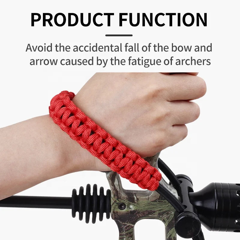 Dark Slate Gray SPG Bow Wrist Strap – Adjustable Nylon Braided Bow Sling SPG