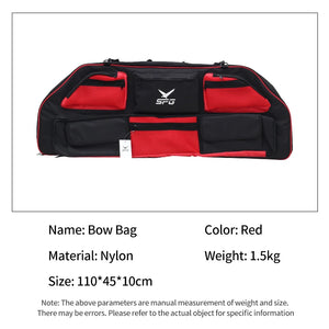 Maroon SPG Bow Bag – Durable Nylon Archery Case SPG
