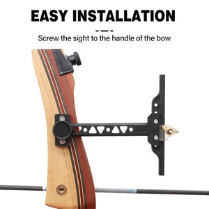 Rosy Brown Junxing Bow Sight JX1817 Recurve Bow Sight INDIAN SLINGSHOT