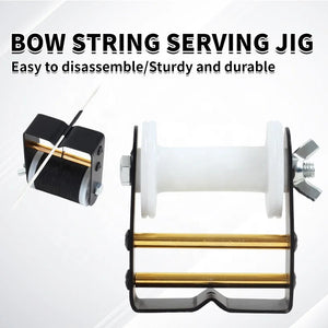 Black SPG Bowstring Serving Jig Winder – Aluminum (Black) SPG