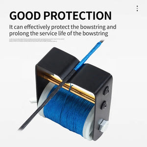 Dark Slate Gray SPG Bowstring Serving Jig Winder – Aluminum (Black) SPG