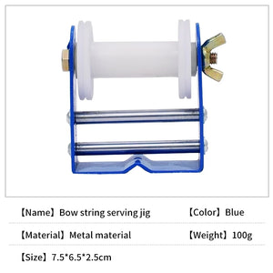 Light Gray SPG Bowstring Serving Jig ā Archery String Threading Tool SPG