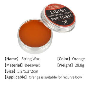 Sienna SPG Bowstring Wax – Beeswax for Recurve & Compound Bow Strings SPG