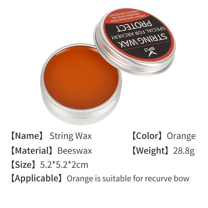 Sienna SPG Bowstring Wax – Beeswax for Recurve & Compound Bow Strings SPG