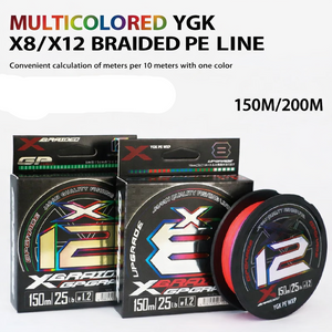 White Smoke Braided PE Fishing Line X8 X12 ā 150m 200m Super Strength MARKSMAN