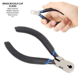 Dark Slate Gray SPG Brass Buckle Clip Pliers – Portable Archery String Clamp Tool SPG