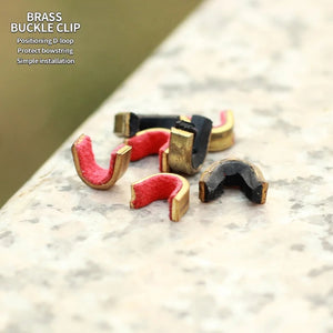 Beige SPG Brass Buckle Clip – Bow String Nocking Point Accessory SPG