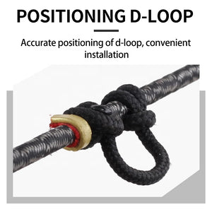 White Smoke SPG Brass Buckle Clip – Bow String Nocking Point Accessory SPG