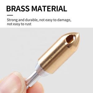 Light Gray SPG Brass Whistle Broadhead – 6.2mm Screw-in Arrow Point SPG