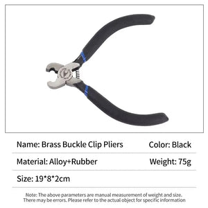 Lavender SPG Brass Buckle Clip Pliers – Portable Archery String Clamp Tool SPG