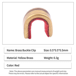 Tan SPG Brass Buckle Clip – Bow String Nocking Point Accessory SPG