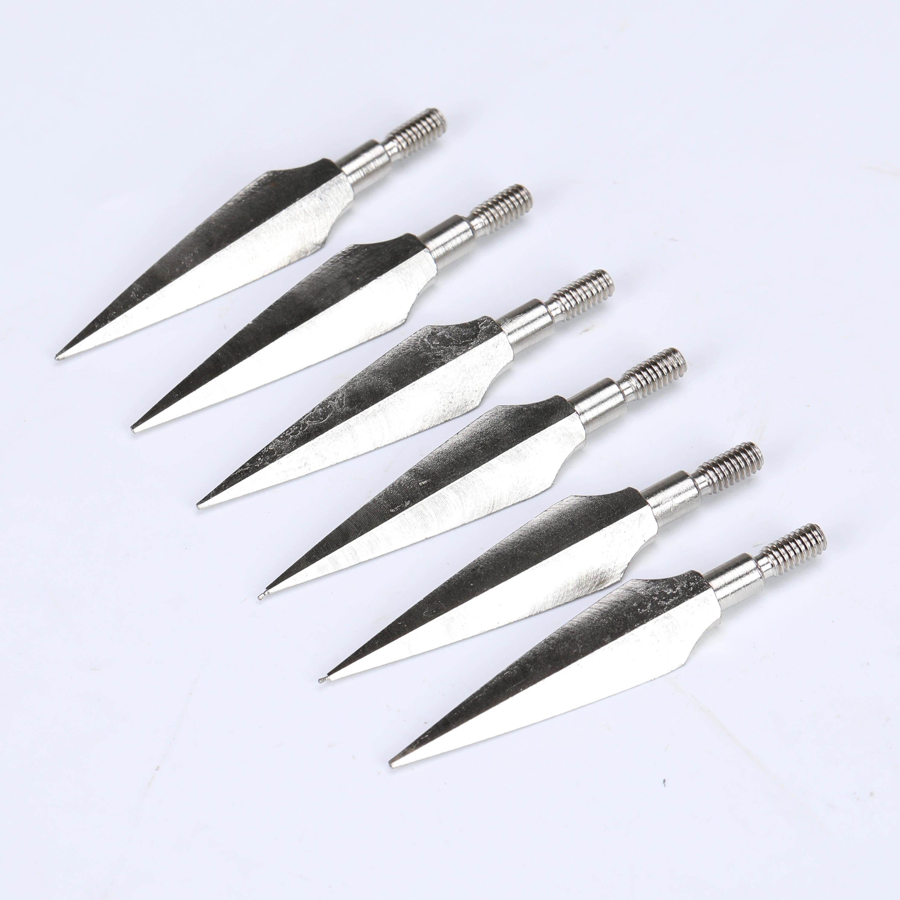 Lavender 125/150 Grain Traditional Screw-In Broadheads Arrow Tips – Steel Arrowheads for Recurve, Compound & Crossbow Arrows INDIAN SLINGSHOT