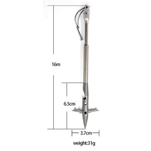 Light Gray Thick Head Deep Water Fishing Darts MARKSMAN