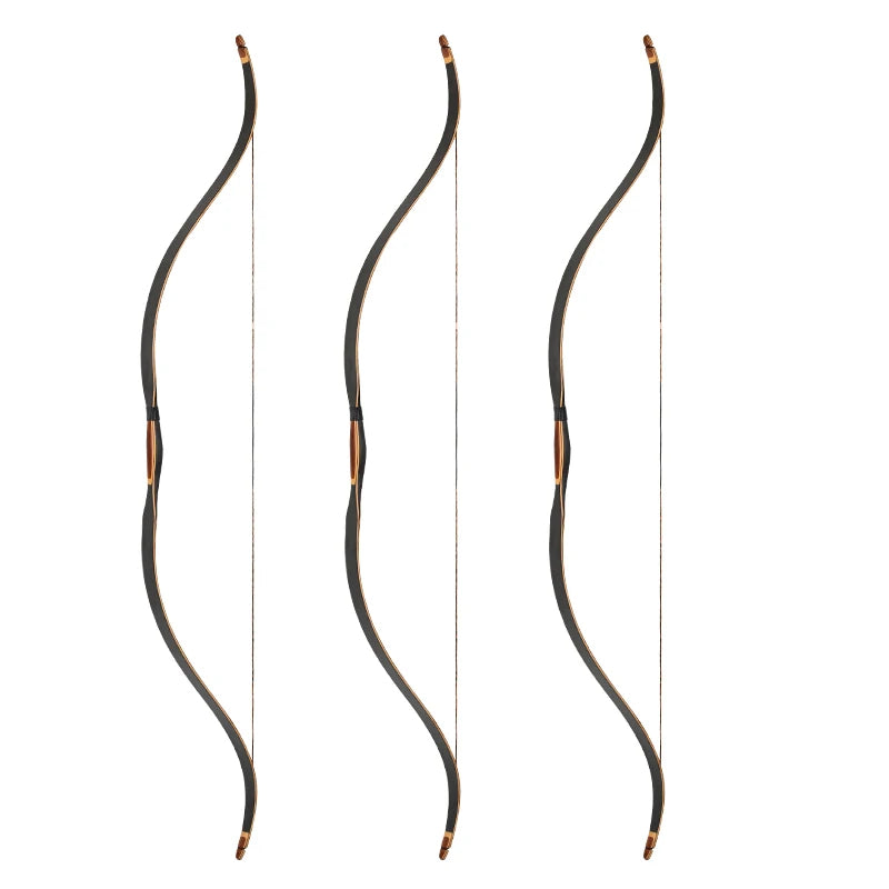 Dark Slate Gray SPG C2 Traditional Recurve Bow – 140cm Archery Training Bow SPG