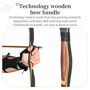 Tan SPG C2 Traditional Recurve Bow – 140cm Archery Training Bow SPG