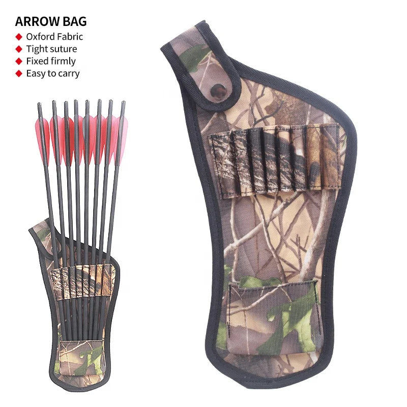 SPG Camo Arrow Bag – Lightweight Oxford Fabric Archery Quiver