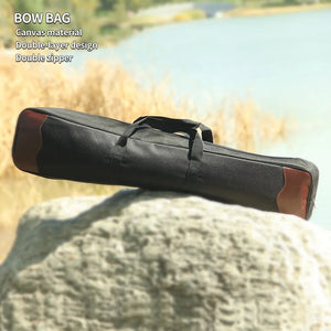 Light Gray SPG Canvas Recurve Bow Bag – Waterproof Archery Carry Case 80cm SPG