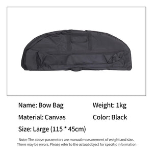 Dark Slate Gray SPG Canvas Bow Bag – Large & Small Recurve Bow Case SPG