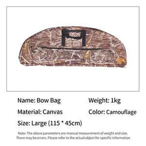 Dim Gray SPG Canvas Bow Bag – Large & Small Recurve Bow Case SPG