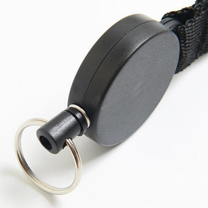 White Smoke Multi-Tool Carabiner Keychain Heavy Duty Badge Holder Steel Cable Clasp for Outdoor Use INDIAN SLINGSHOT