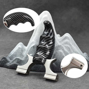 Dark Slate Gray CarbonBlade Stainless Steel Slingshot MARKSMAN