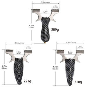 Dark Slate Gray CarbonBlade Stainless Steel Slingshot MARKSMAN