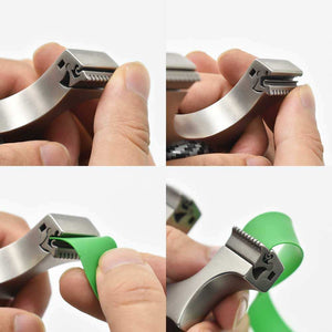 Dark Slate Gray CarbonBlade Stainless Steel Slingshot MARKSMAN