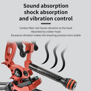 Light Gray SPG SP620 Carbon Fiber Bow Stabilizer – Noise & Vibration Dampening Rod SPG