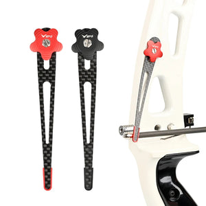 Beige SPG Carbon Fiber Recurve Clicker — Adjustable Draw-Length Indicator SPG