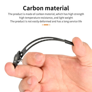 Tan SPG Carbon Fiber Recurve Clicker — Adjustable Draw-Length Indicator SPG