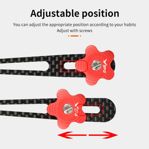 Lavender SPG Carbon Fiber Recurve Clicker — Adjustable Draw-Length Indicator SPG