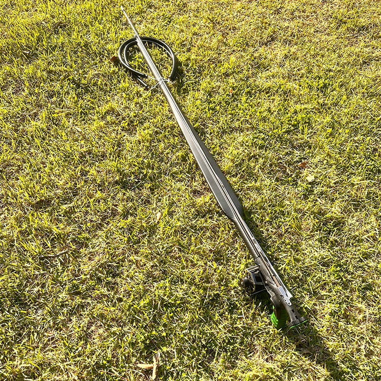 Olive Drab Carbon Fiber Diving Speargun Set with Reel System – Professional Spear Fishing Gun for Underwater Diving MARKSMAN