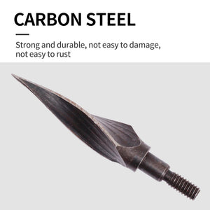 Lavender SPG Carbon Steel Arrow Broadhead – 100 Grain Durable Archery Arrow Tip SPG