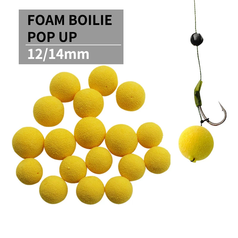 Carp Fishing Pop Up Boilie EVA Floating Balls 12mm 14mm