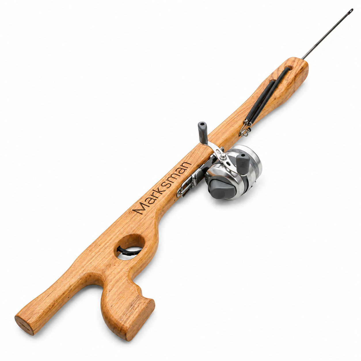 White Smoke Teak Wood Diving Speargun Set MARKSMAN