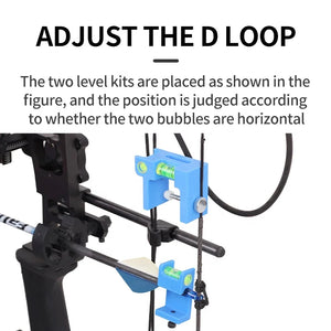 Dark Slate Gray SPG Compound Bow Level Tool | Precision Tuning Accessory SPG