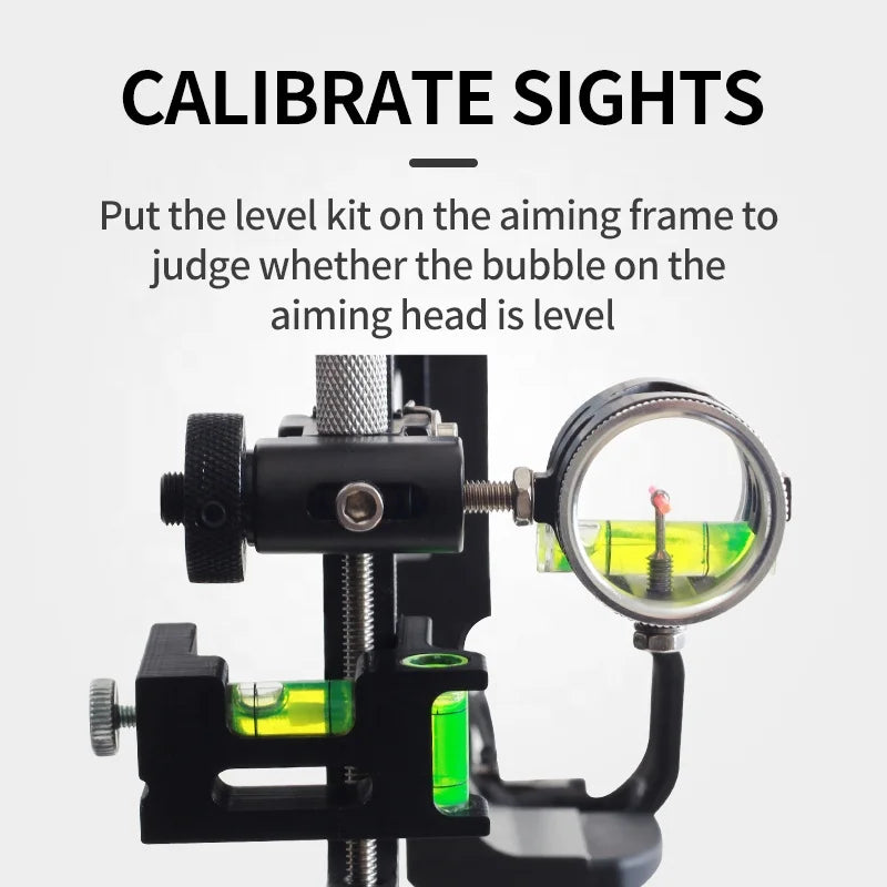 Dark Slate Gray SPG Compound Bow Level Tool | Precision Tuning Accessory SPG