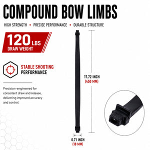 White Smoke Bow Road - GDF1 Limbs INDIAN SLINGSHOT